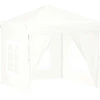 Image de vidaXL Tente de réception pliable avec parois latérales Blanc 2x2 m