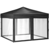 Image de vidaXL Tente de réception pliante avec parois latérales anthracite 3x3 m