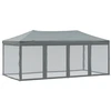 Image de vidaXL Tente de réception pliante avec parois latérales anthracite 3x6 m