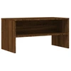 Image de vidaXL Armoire TV marron imitation chêne 80x40x40 cm Bois composite