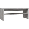 Image de vidaXL Table basse Gris Sonoma 100x40x40 cm Bois composite
