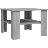 Image de vidaXL Table basse Gris Sonoma 60x60x42 cm Bois composite