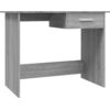 Image de vidaXL Bureau Gris Sonoma 100x50x76 cm Bois composite