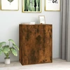 Image de vidaXL Sideboard chêne fumé 60x30x75 cm bois composite