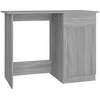 Image de vidaXL Bureau Gris Sonoma 100x50x76 cm Bois composite
