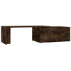 Image de vidaXL Table basse chêne fumé 150x50x35 cm bois composite