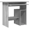 Image de vidaXL Bureau gris Sonoma 80x45x74 cm Bois composite