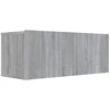 Image de vidaXL Armoire TV Gris Sonoma 80x30x30 cm Bois composite