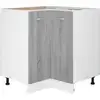 Image de vidaXL Armoire de cuisine Lyon Gris Sonoma 75,5x75,5x81,5 cm Matériau dérivé du bois