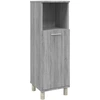 Image de vidaXL Armoire de salle de bain Gris Sonoma 30x30x95 cm Bois composite