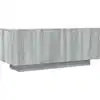 Image de vidaXL Armoire TV Gris Sonoma 100x35x40 cm Bois composite