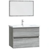 Image de vidaXL Ensemble de meubles de salle de bain 2 pièces Gris Sonoma Bois composite