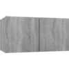 Image de vidaXL Armoire TV murale Gris Sonoma 60x30x30 cm Bois composite