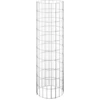 Image de vidaXL Colonne de gabion Rond Acier galvanisé Ø30x100 cm