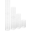 Image de vidaXL Gabion lits surélevés 4 pcs. Rond Ø30x50/100/150/200 cm