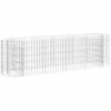 Image de vidaXL Gabion haut-plateau Fer galvanisé 190x50x50 cm