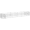 Image de vidaXL Gabion haut-plateau Fer galvanisé 400x100x50 cm