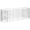 Image de vidaXL Gabion haut-plateau Fer galvanisé 300x100x100 cm