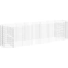 Image de vidaXL Gabion haut-plateau Fer galvanisé 400x100x100 cm