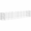 Image de vidaXL Gabion haut-plateau Fer galvanisé 500x100x100 cm