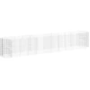 Image de vidaXL Gabion haut-plateau Fer galvanisé 600x100x100 cm