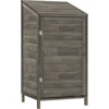 Image de vidaXL Abri de jardin Anthracite 55x52x112 cm Sapin massif
