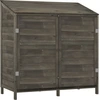 Image de vidaXL Abri de jardin Anthracite 102x52x112 cm Sapin massif