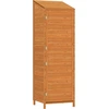 Image de vidaXL Abri à outils Marron 55x52x174,5 cm Sapin massif