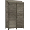 Image de vidaXL Abri de jardin Anthracite 102x52x174,5 cm Sapin massif