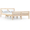 Image de vidaXL Lit en bois massif sans matelas 140x200 cm