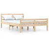 Image de vidaXL Lit en bois massif sans matelas 160x200 cm