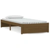 Image de vidaXL Lit en bois massif brun miel 90x190 cm