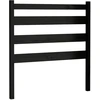 Image de vidaXL Tête de lit noir 81x4x100 cm pin massif