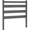 Image de vidaXL Tête de lit Gris 96x4x100 cm Pin massif