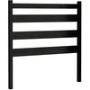 Image de vidaXL Tête de lit noir 96x4x100 cm pin massif