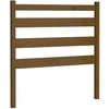 Image de vidaXL Tête de lit marron miel 106x4x100 cm Pin massif