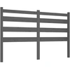Image de vidaXL Tête de lit Gris 146x4x100 cm Pin massif