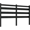 Image de vidaXL Tête de lit noir 166x4x100 cm pin massif