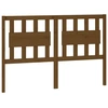 Image de vidaXL Tête de lit marron miel 125,5x4x100 cm Pin massif