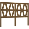 Image de vidaXL Tête de lit marron miel 126x4x100 cm Pin massif