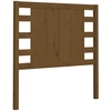 Image de vidaXL Tête de lit marron miel 96x4x100 cm Pin massif