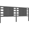 Image de vidaXL Tête de lit Gris 206x4x100 cm Pin massif