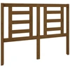 Image de vidaXL Tête de lit marron miel 126x4x100 cm Pin massif