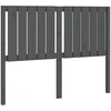 Image de vidaXL Tête de lit Gris 125,5x4x100 cm Pin massif