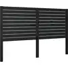 Image de vidaXL Tête de lit noir 126x4x100 cm pin massif
