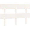 Image de vidaXL Tête de lit blanc 124x3x81 cm pin massif
