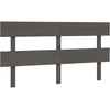 Image de vidaXL Tête de lit Gris 154x3x81 cm Pin massif