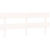 Image de vidaXL Tête de lit blanc 184x3x81 cm pin massif