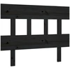 Image de vidaXL Tête de lit noire 78,5x3x81 cm pin massif