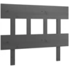 Image de vidaXL Tête de lit Gris 103,5x3x81 cm Pin massif